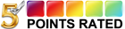 5 point review emblem